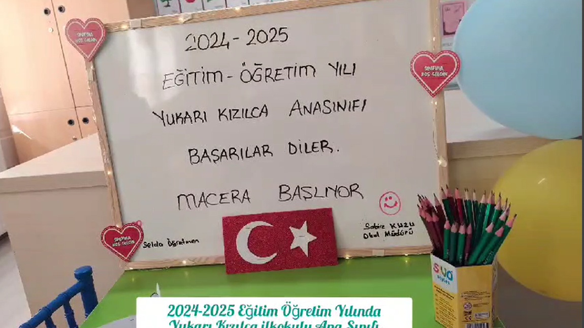 YUKARI KIZILCA, YENİ EĞİTİM-ÖĞRETİM DÖNEMİNDE BAŞARILAR DİLER.